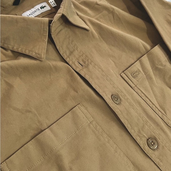Men's Tan Button-Up Jacket - Picture 2 of 2